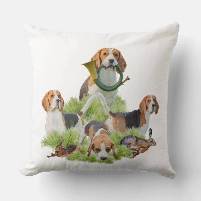 Coussin Beagle (Recto)