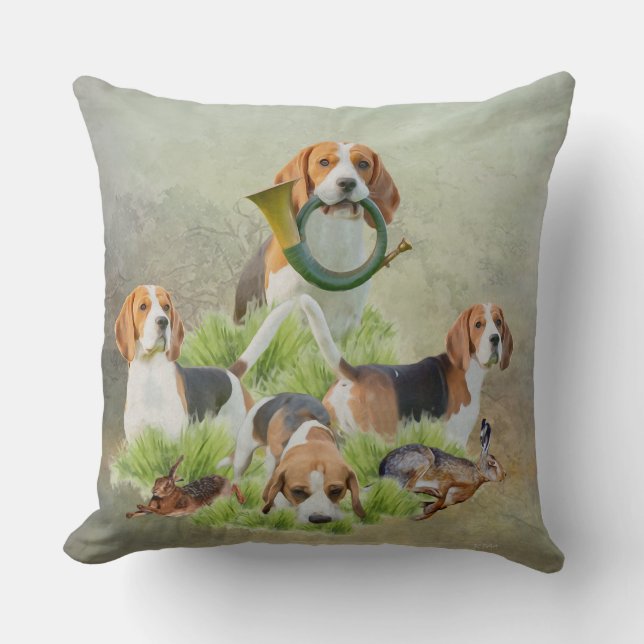 Coussin Beagle (Recto)