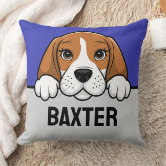 Coussin Beagle mignon Amoureux des chiens de chiot personn