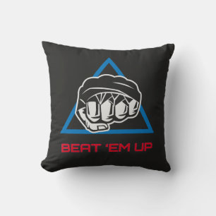 Coussin Beat Em Up Fighter Martial Arts Gaming Design