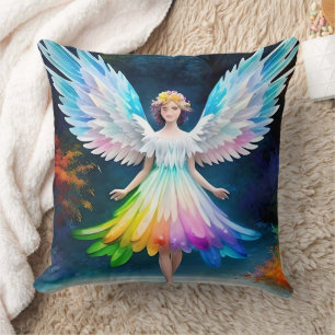 Coussin Beau ange avec ailes