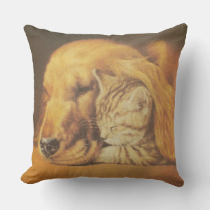 Coussin Beau art Extraordinaire de chats et de chats de ch