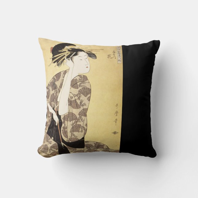 Coussin Beau carreau de conception de Japonais (Recto)