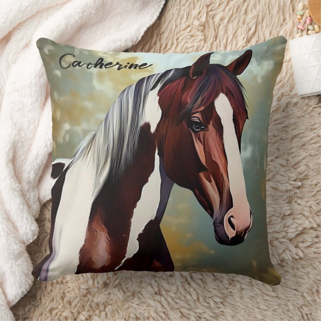 Coussin Beau Cheval de Peinture (Couverture)
