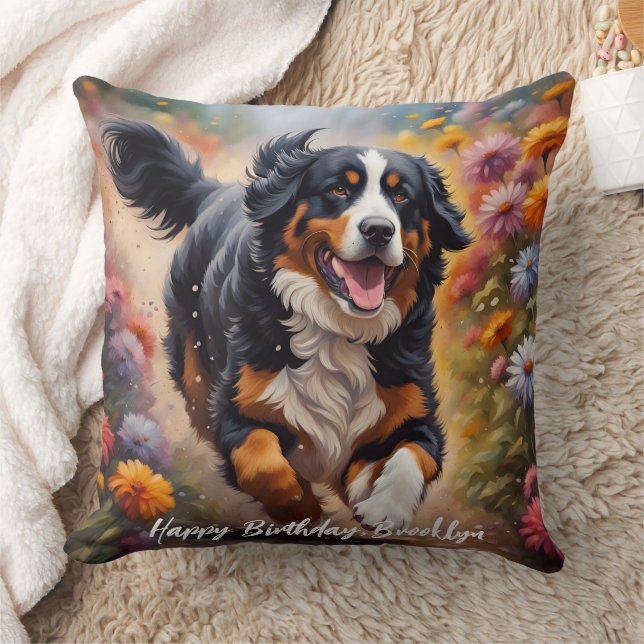 Coussin Beau chien de montagne bernois (Couverture)