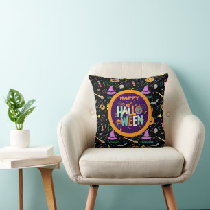 Coussin Beau coloré Effrayant Halloween Motifs