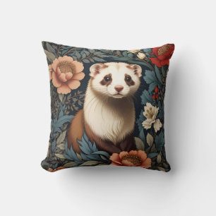 Coussin Beau Ferret William Morris Inspiré