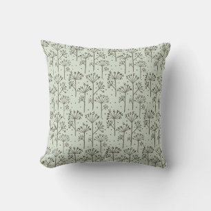 Coussin Beau motif botanique sur pillow