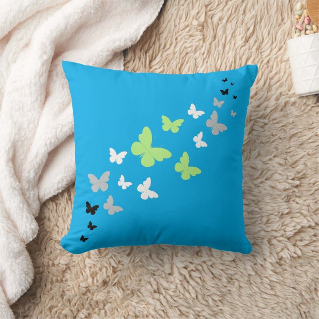 Coussin Beau Papillon Fierté Agender  (Couverture)