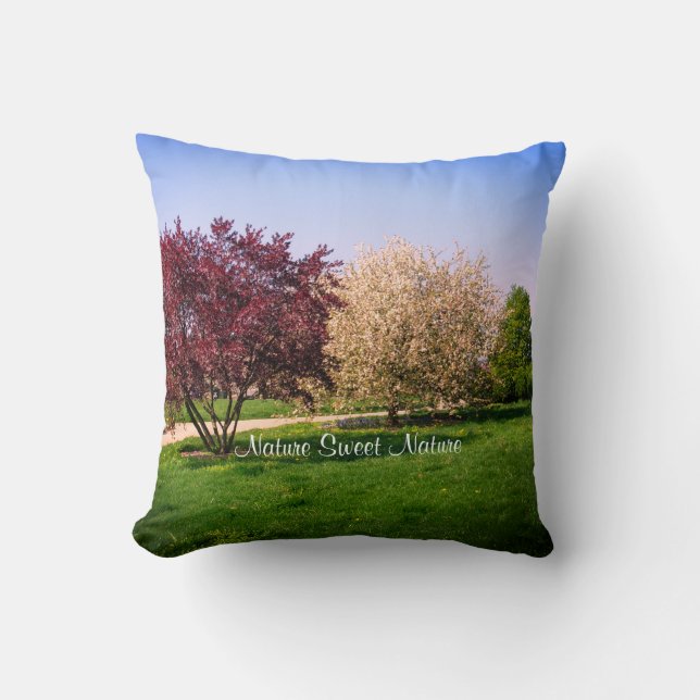 Coussin Beau Paysage Arbre (Recto)
