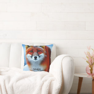 Coussin Beau Renard Rouge