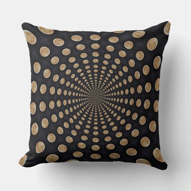Coussin Beaucoup De Lunes Font Tourner L'Oreiller (Recto)