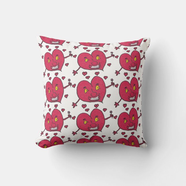 Coussin Beaucoup Henry que les coeurs amortissent (Recto)