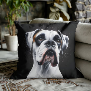 Coussin Beauté Boxer : Charme Canin Intemporel