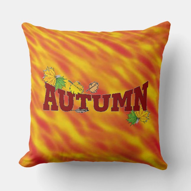 Coussin Beauté d'automne - (Recto)