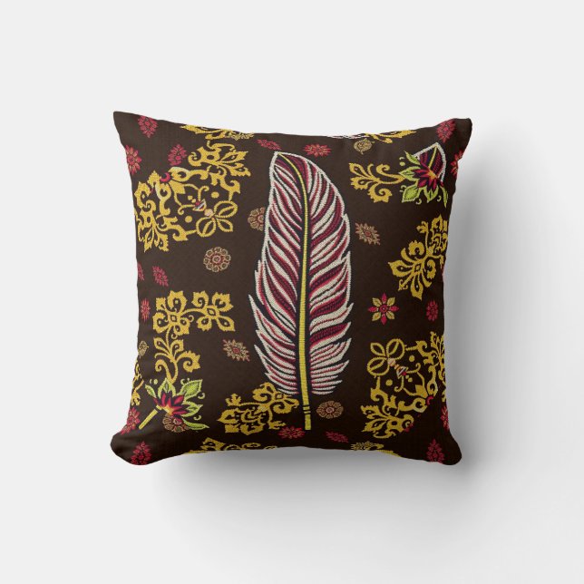 Coussin Beauté des plumes (Recto)
