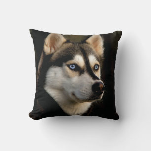 Coussin Beautiful Husky Throw Pillow
