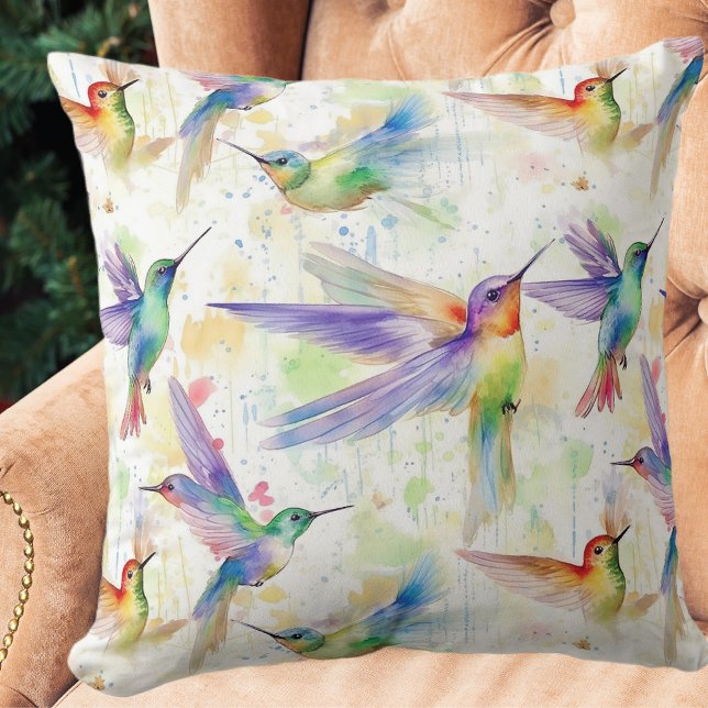 Coussin Beaux colibris (Créateur téléchargé)