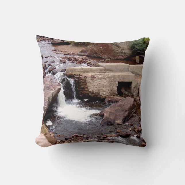 Coussin Beaux cours du Colorado (Recto)