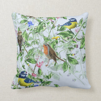 Coussin beaux oiseaux