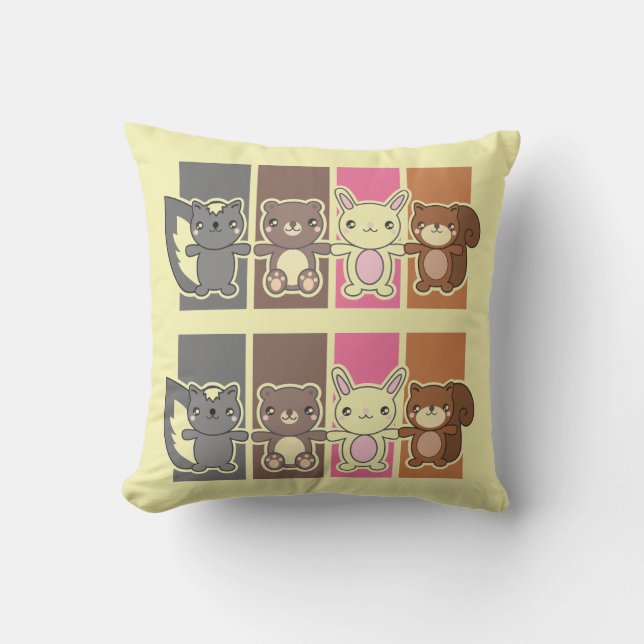 Coussin Bébé Animaux (Recto)