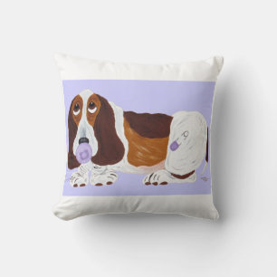 Coussin Bébé Basset Hound 