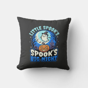 Coussin Bébé Fantôme au Clair de Lune d'Halloween