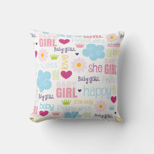 Coussin Bébé fille