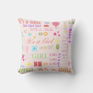 Coussin Bébé fille