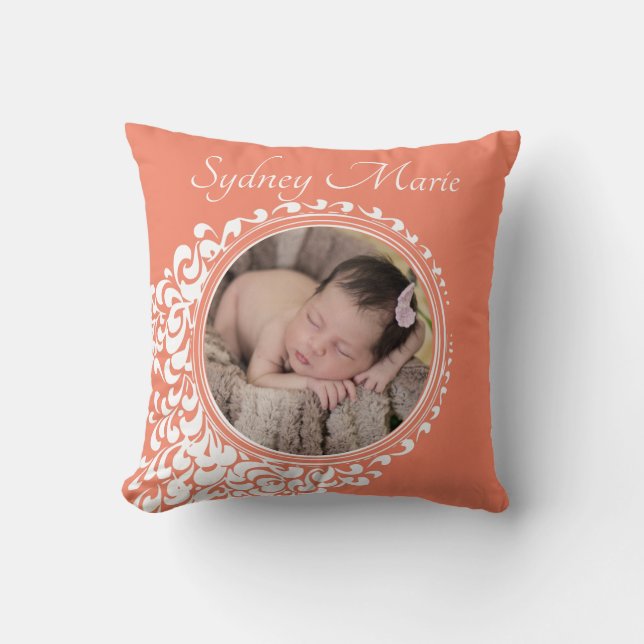Coussin Bébé Garçon Customisé (Recto)