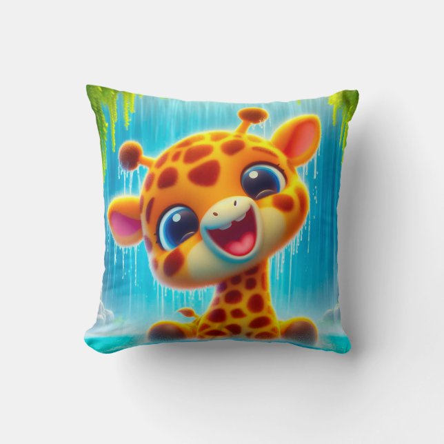 Coussin Bébé Girafe (Recto)