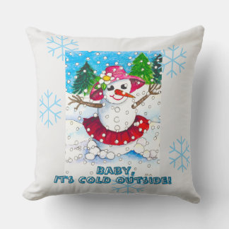Coussin Bébé, il fait froid dehors !