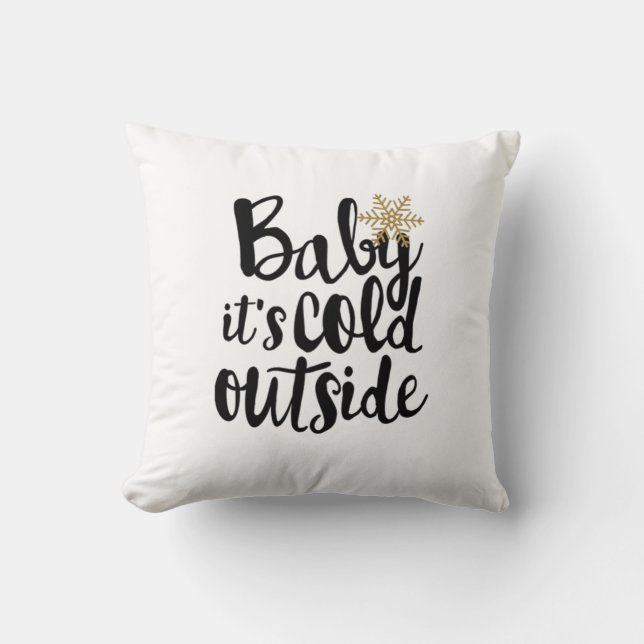 COUSSIN *BÉBÉ IL FAIT FROID DEHORS*&*GARDE MOI CHAUD* COUS (Recto)