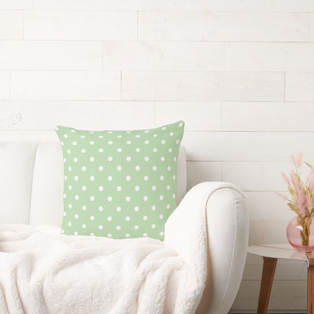 Coussin Bébé Pois verts (Canapé)