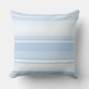 Coussin Bébé rayures bleues