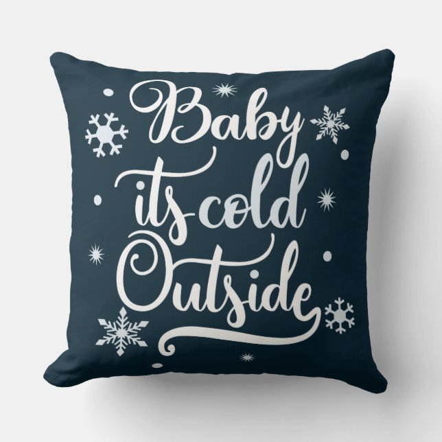 Coussin Bébé son froid typographie extérieure Vacances d'h (Recto)