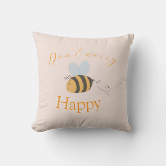 Coussin Bee happy