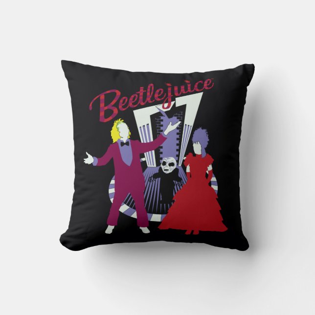 Coussin Beetlejus | Beetlejus & Lydia Mariage (Recto)