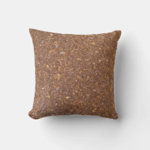 Coussin beige tacheté
