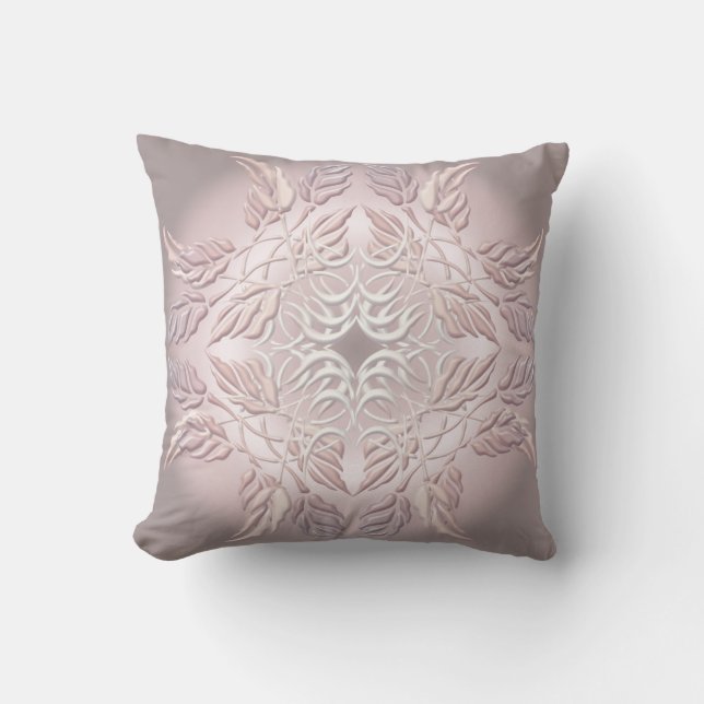 Coussin Bel élément décoratif de feuille (Recto)