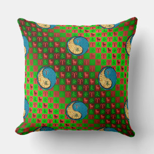 Coussin Bélier & Chèvre d'eau
