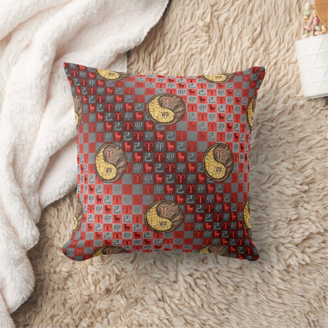 Coussin Bélier & Lapin de Terre (Couverture)