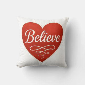 Coussin Believe Heart