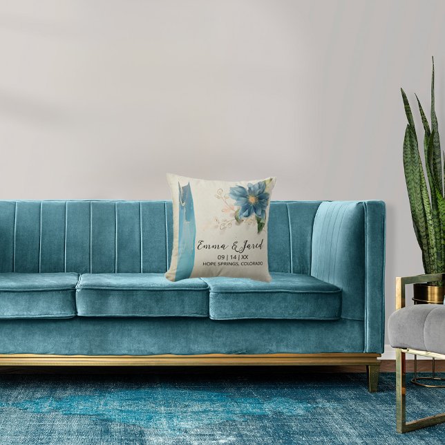 Coussin Belle aquarelle Jeu d'oreiller (Créateur téléchargé)