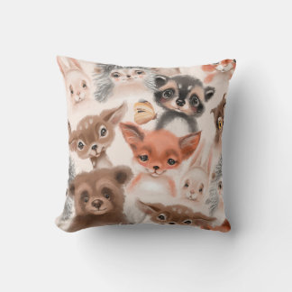 Coussin Belle couture, carrelée, aquarelle motif w