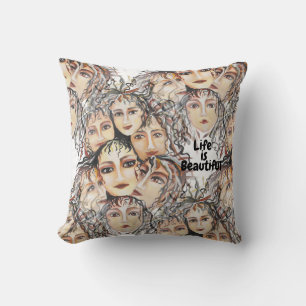 Coussin Belle Émotion Inspirationnelle Temps de fête