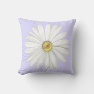Coussin Belle Fleur de marguerite sur la fenêtre de lumièr