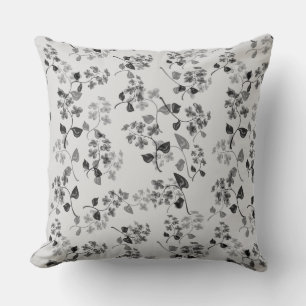 Coussin Belle florale sans couture motif oublier-me-pas bl