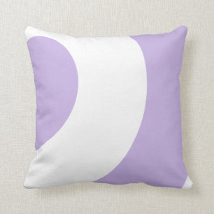 Coussin Belle Lavande et blanche