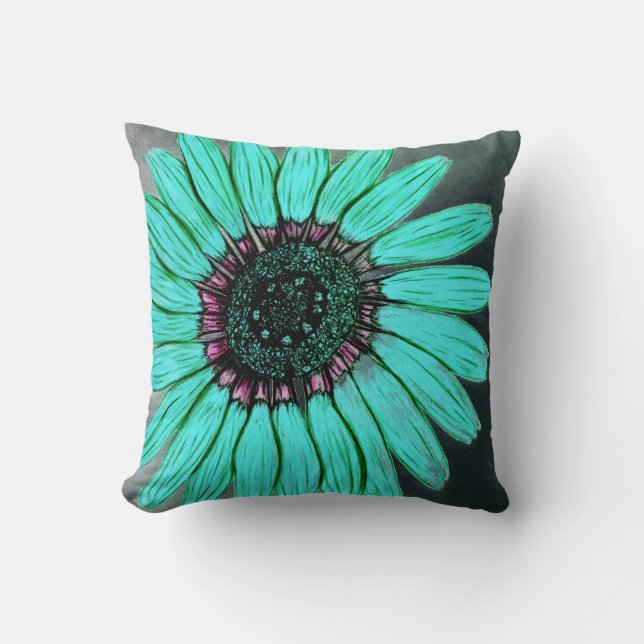 Coussin Belle main Fleur Sketched (Recto)